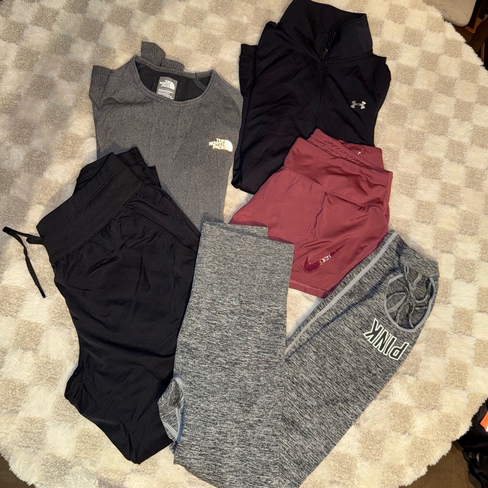The north face ‎ and Nike Activewear Bundle lot activewear